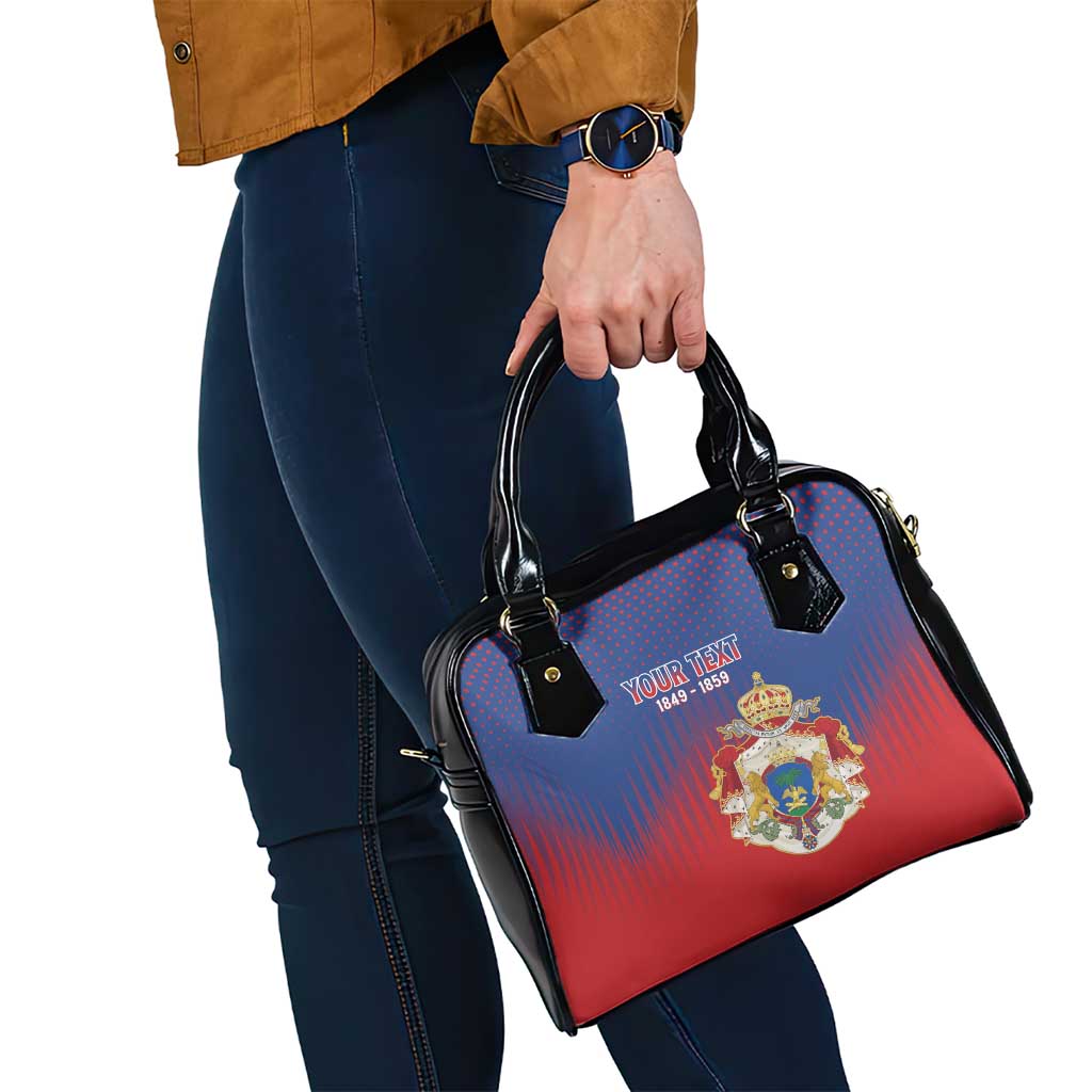 Personalized Second Empire of Haiti 1849-1859 Shoulder Handbag Imperial Coat Of Arms Flag Style LT15