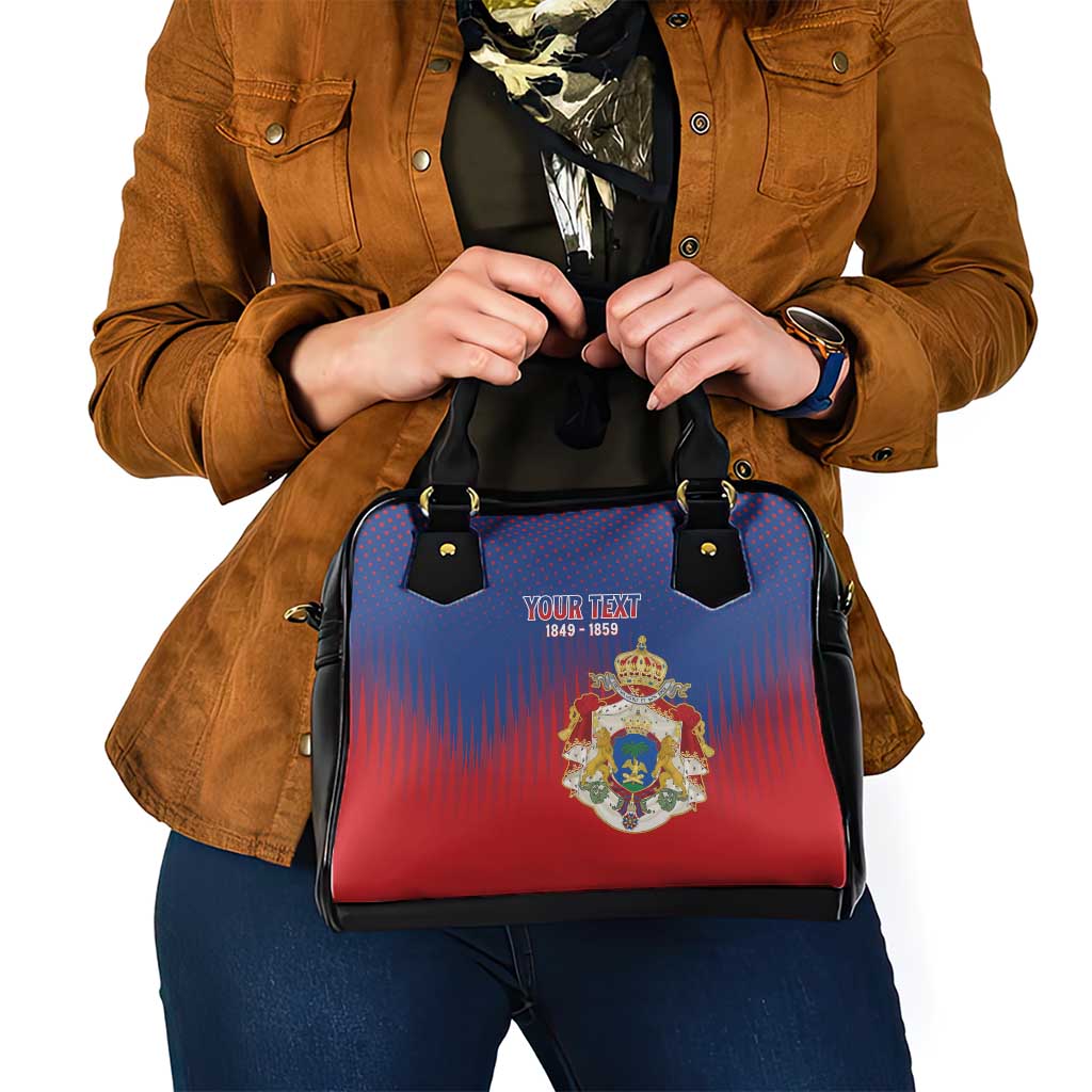 Personalized Second Empire of Haiti 1849-1859 Shoulder Handbag Imperial Coat Of Arms Flag Style LT15