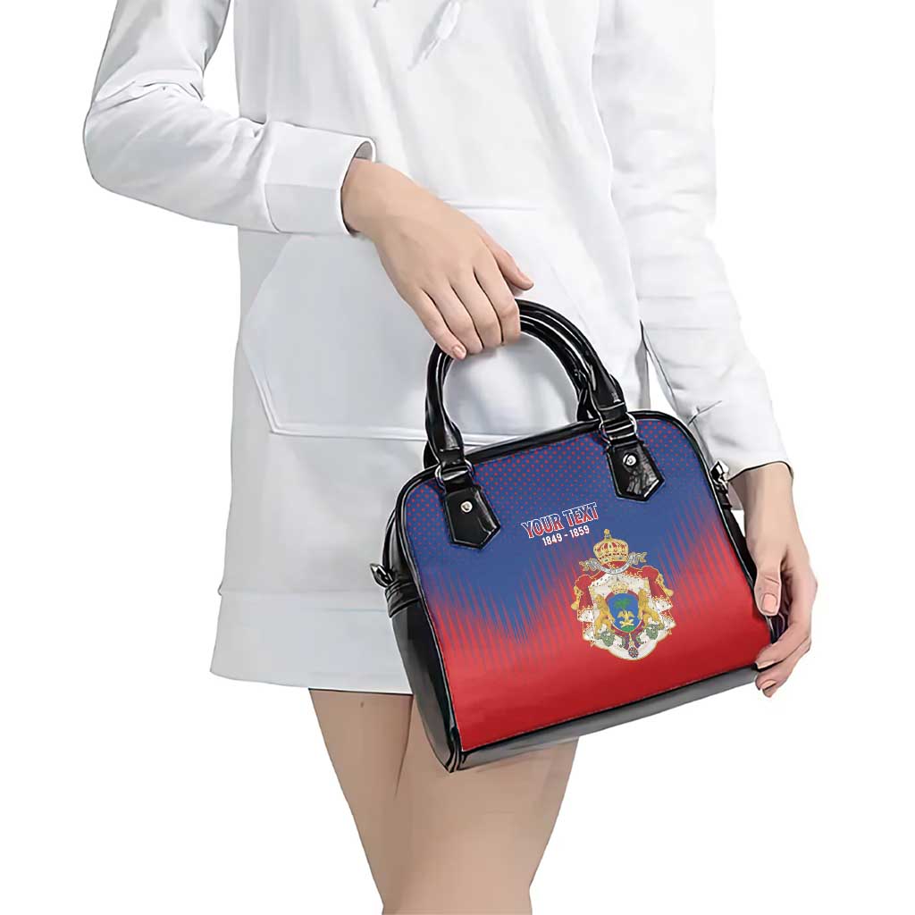 Personalized Second Empire of Haiti 1849-1859 Shoulder Handbag Imperial Coat Of Arms Flag Style LT15