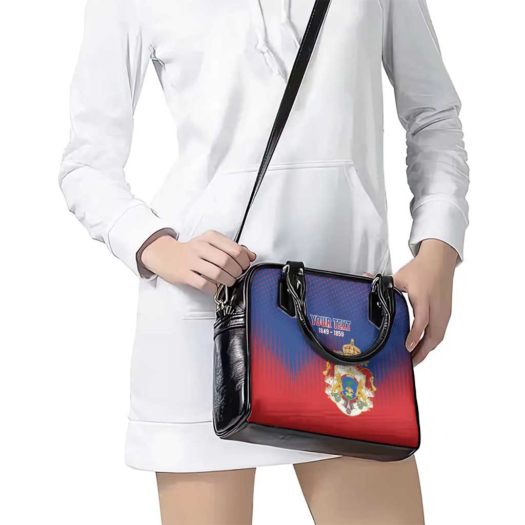 Personalized Second Empire of Haiti 1849-1859 Shoulder Handbag Imperial Coat Of Arms Flag Style LT15