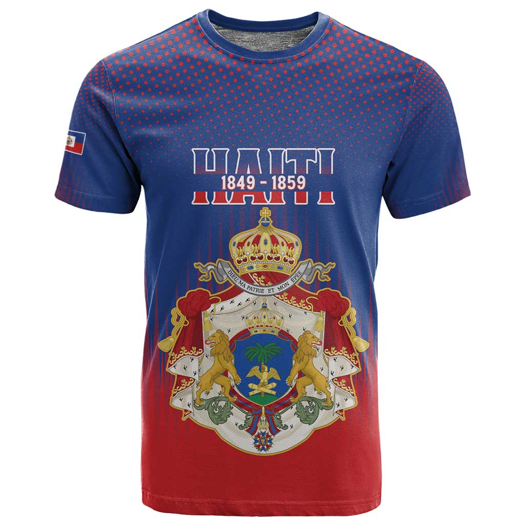 Personalized Anpi an Ayiti T shirt Imperial Coat Of Arms Flag Style LT15