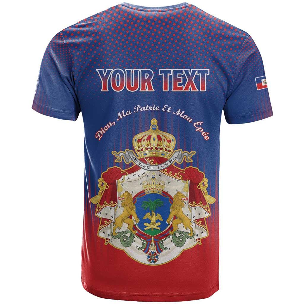 Personalized Anpi an Ayiti T shirt Imperial Coat Of Arms Flag Style LT15