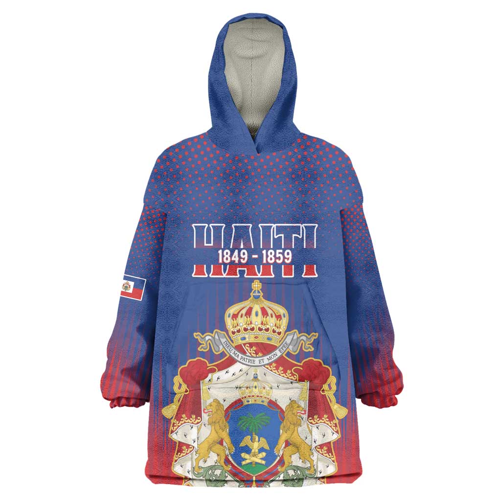 Personalized Anpi an Ayiti Wearable Blanket Hoodie Imperial Coat Of Arms Flag Style LT15