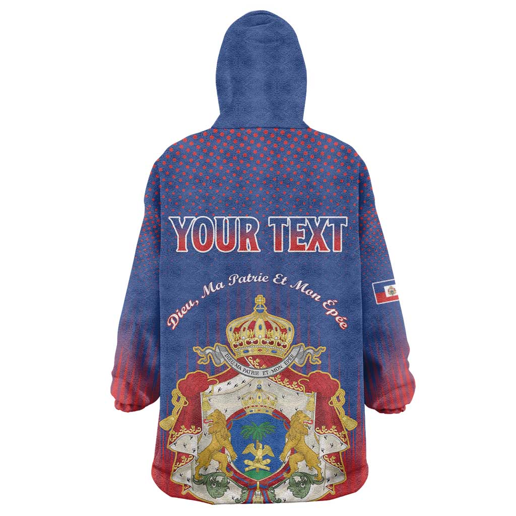 Personalized Anpi an Ayiti Wearable Blanket Hoodie Imperial Coat Of Arms Flag Style LT15