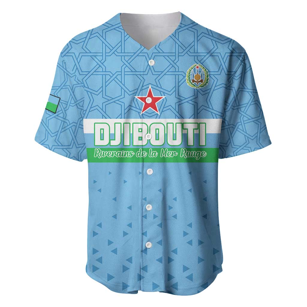 Custom Djibouti Football Baseball Jersey Go Champions LT15