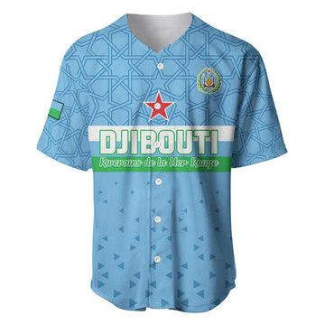 Custom Djibouti Football Baseball Jersey Go Champions LT15