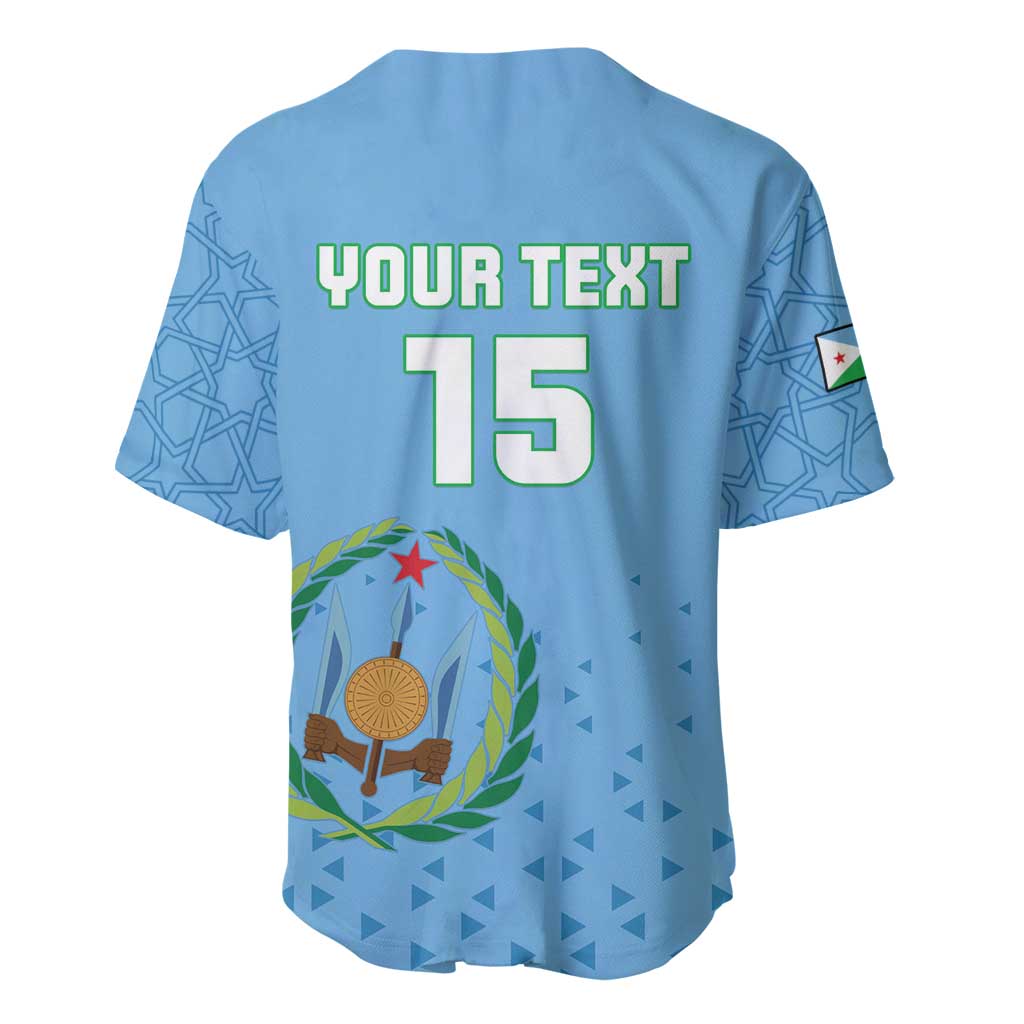 Custom Djibouti Football Baseball Jersey Go Champions LT15