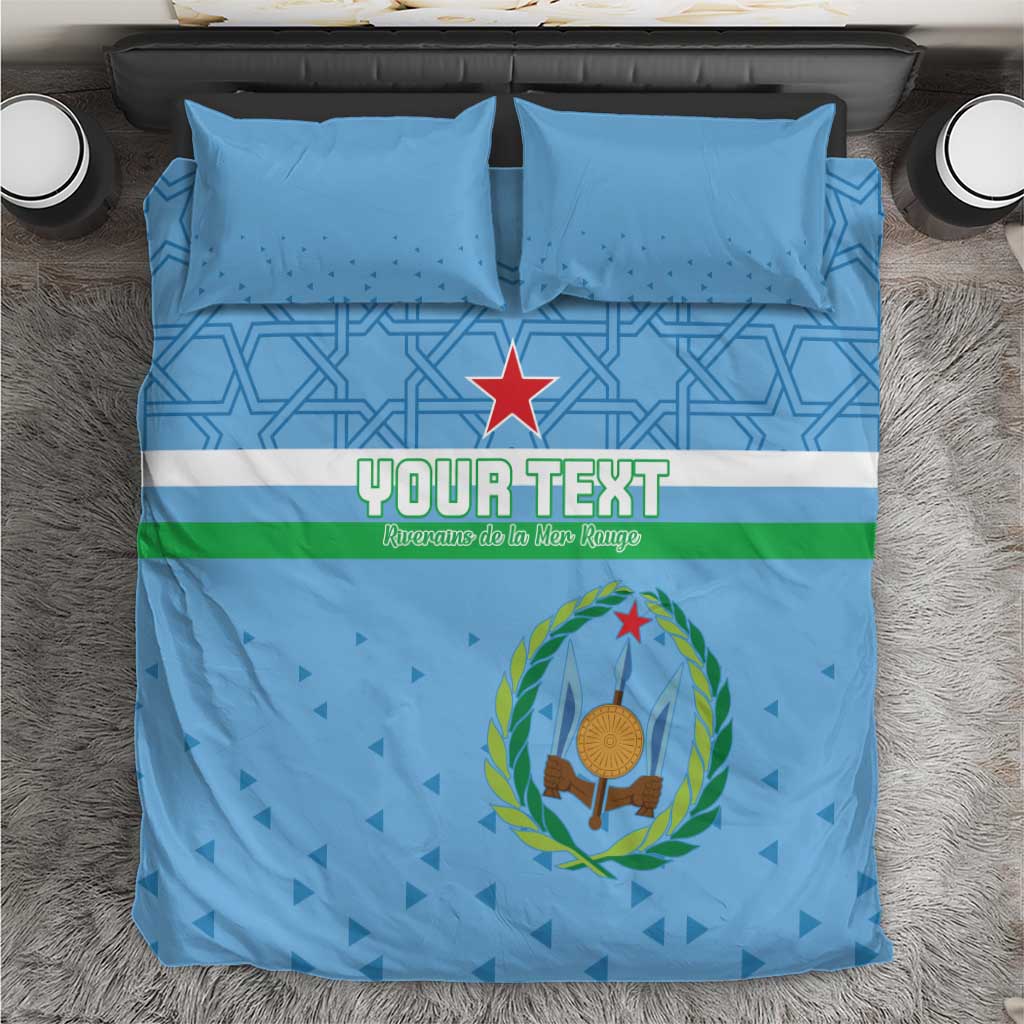 Custom Djibouti Football Bedding Set Go Champions LT15