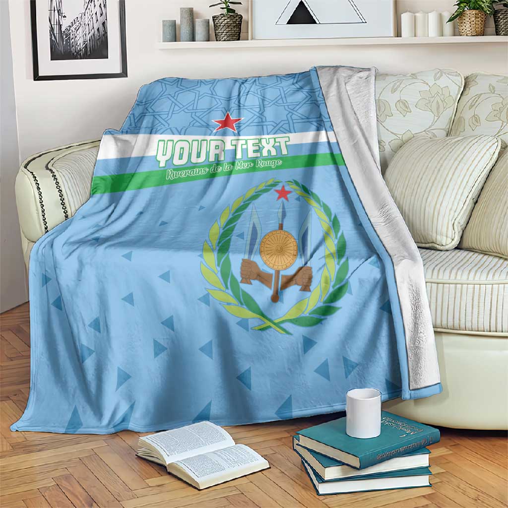 Custom Djibouti Football Blanket Go Champions LT15
