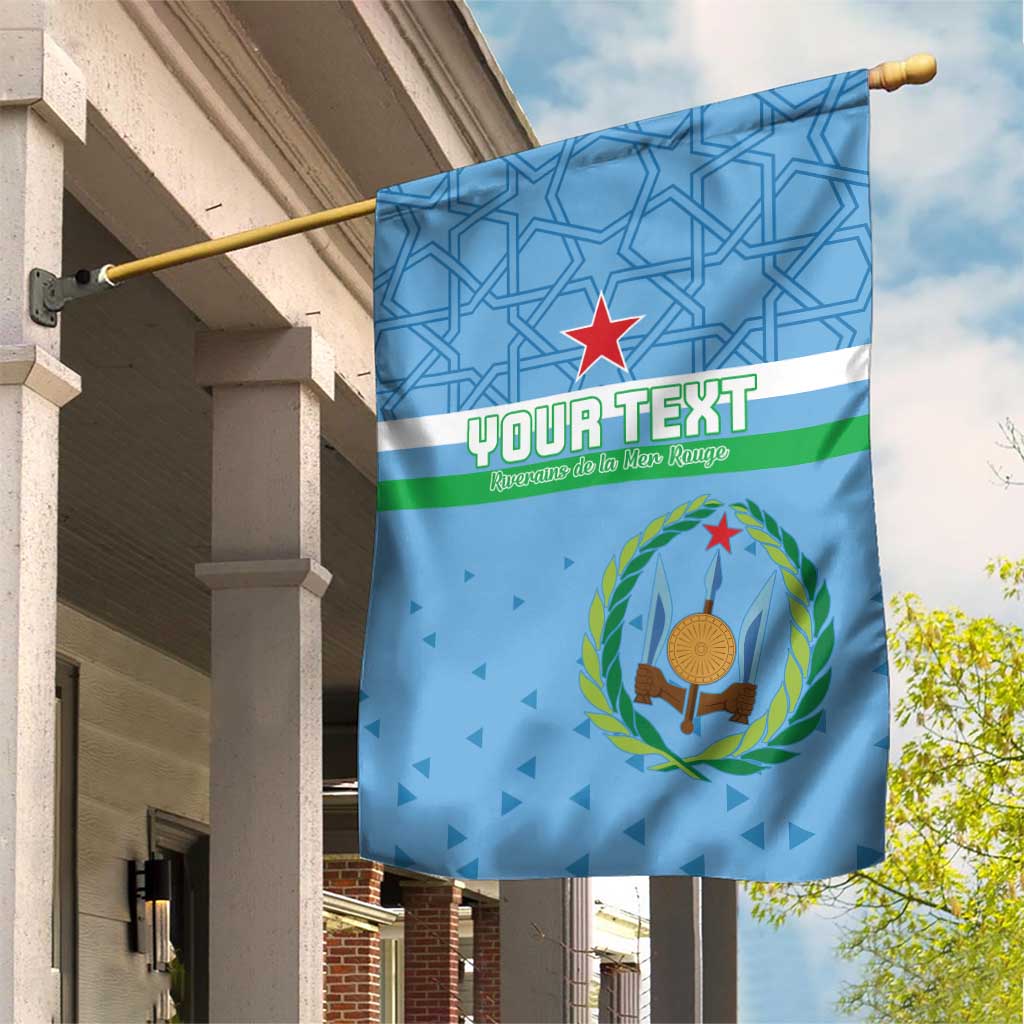 Custom Djibouti Football Garden Flag Go Champions LT15