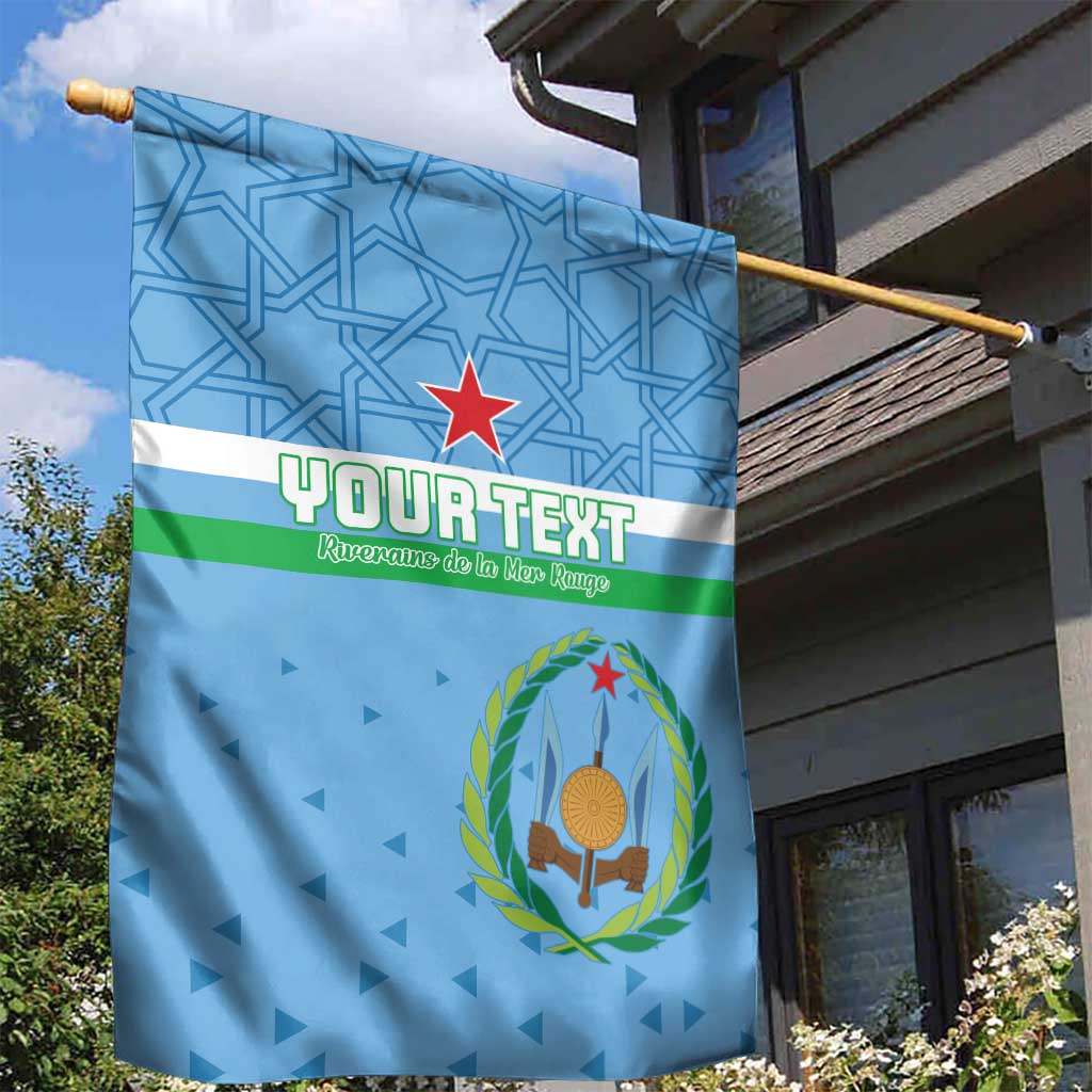 Custom Djibouti Football Garden Flag Go Champions LT15