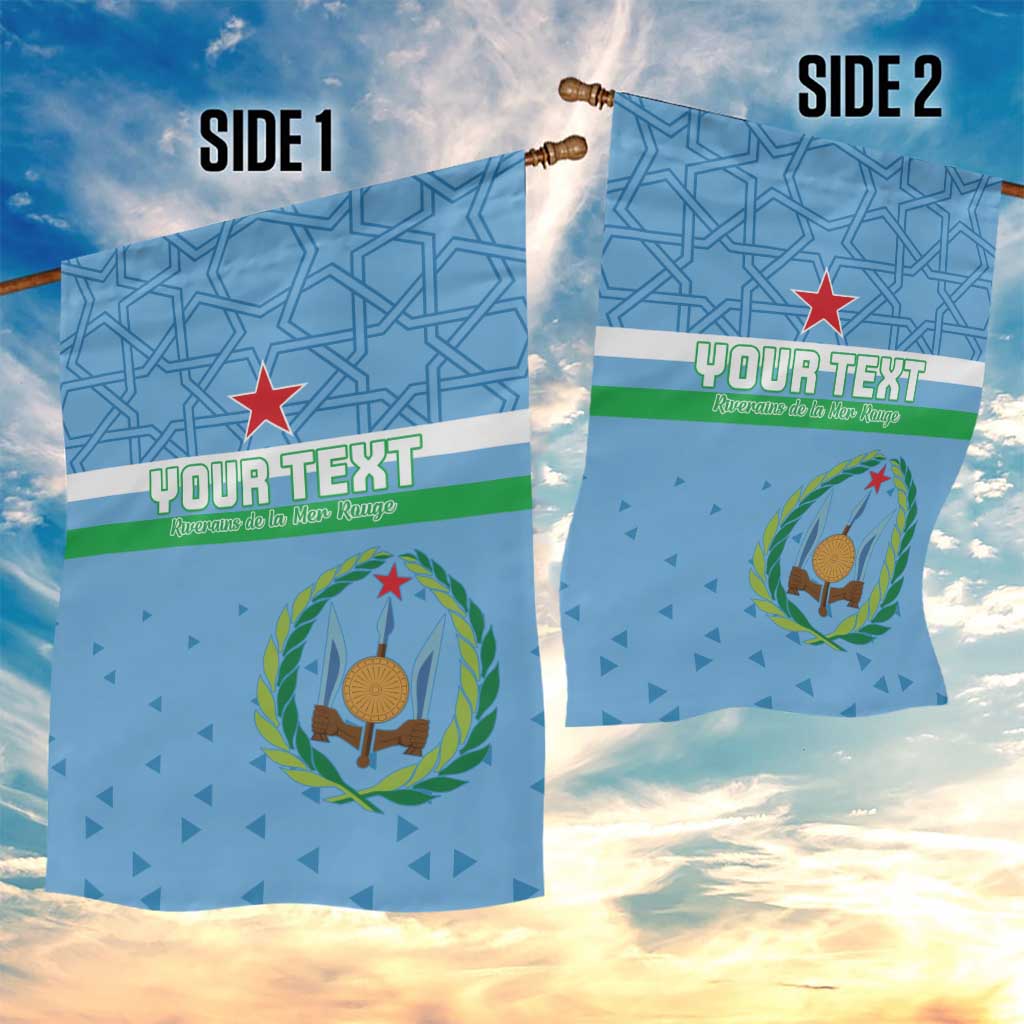 Custom Djibouti Football Garden Flag Go Champions LT15