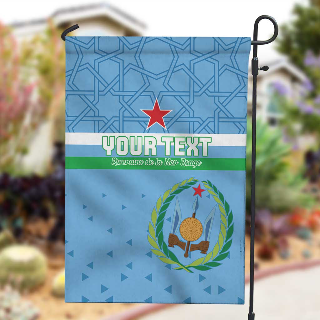 Custom Djibouti Football Garden Flag Go Champions LT15