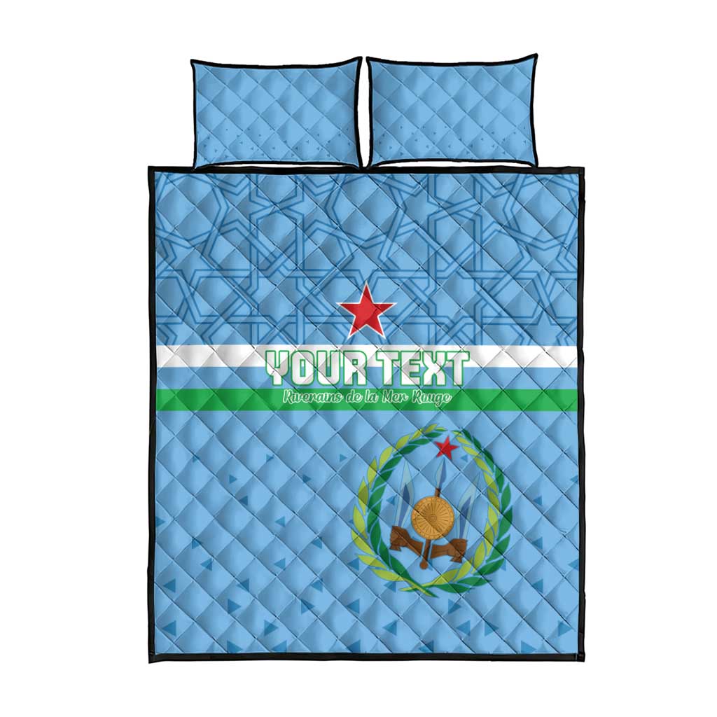 Custom Djibouti Football Quilt Bed Set Go Champions LT15