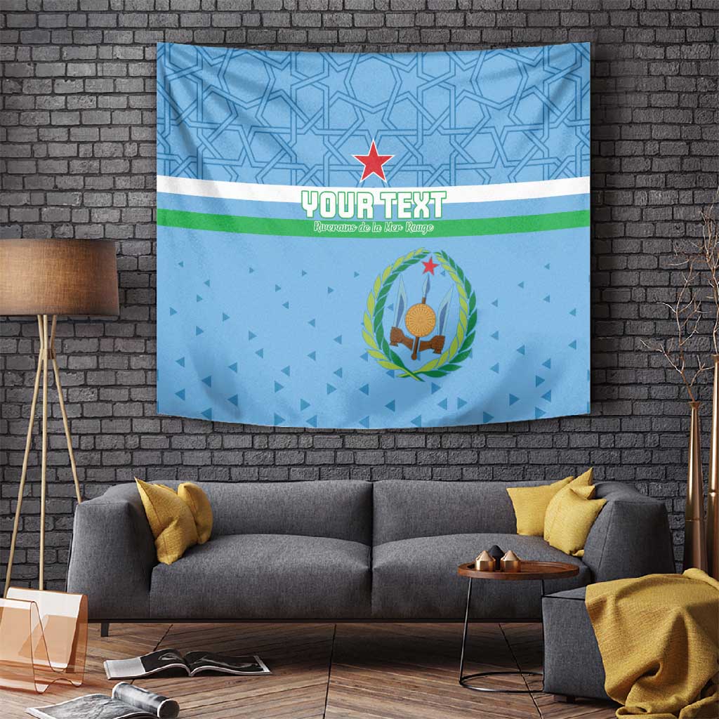 Custom Djibouti Football Tapestry Go Champions LT15