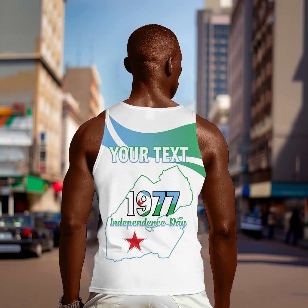 Personalized Happy Djibouti Men Tank Top Independence Day LT15