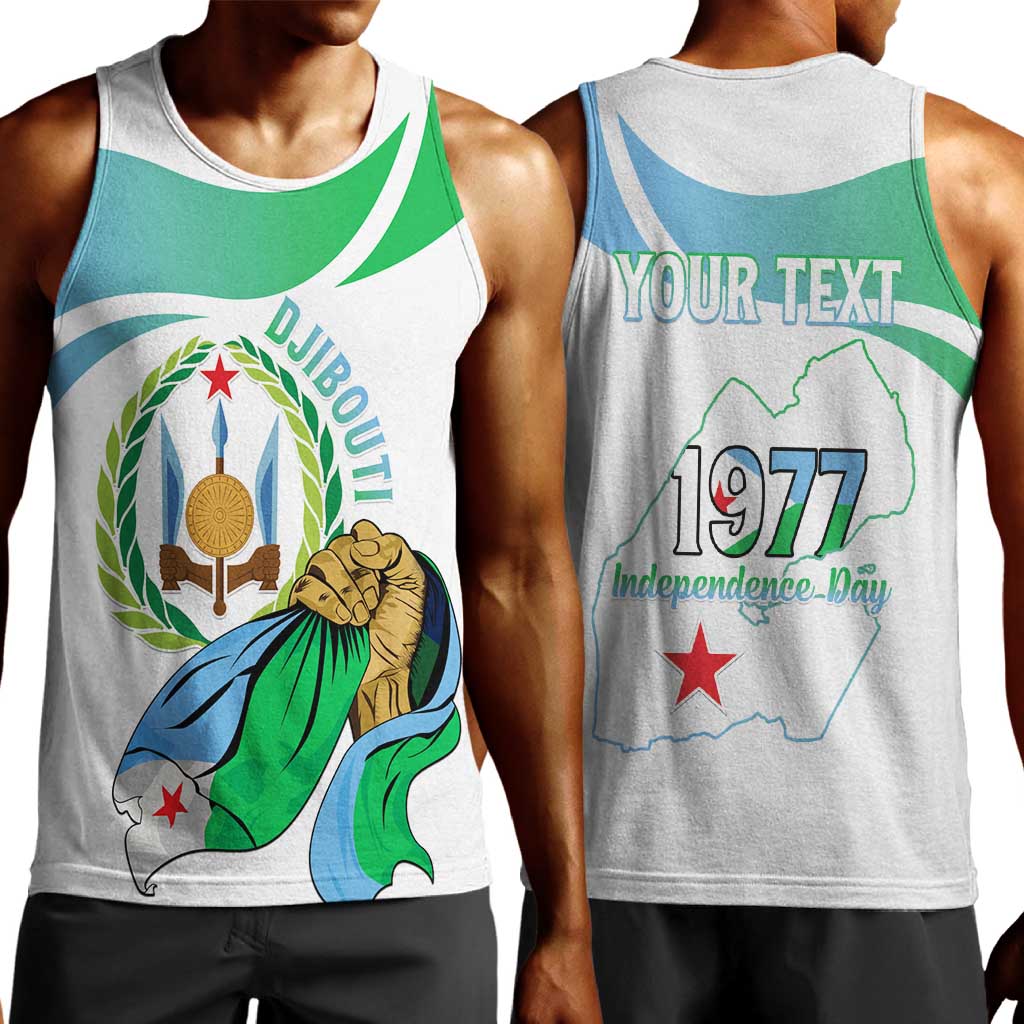 Personalized Happy Djibouti Men Tank Top Independence Day LT15