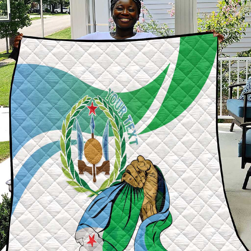 Personalized Happy Djibouti Quilt Independence Day LT15
