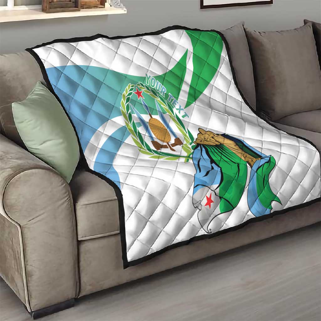 Personalized Happy Djibouti Quilt Independence Day LT15