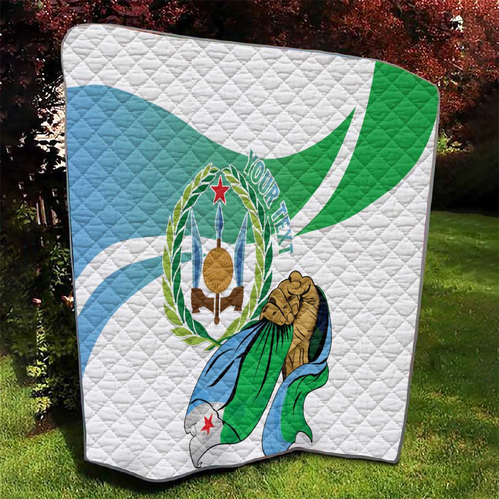 Personalized Happy Djibouti Quilt Independence Day LT15