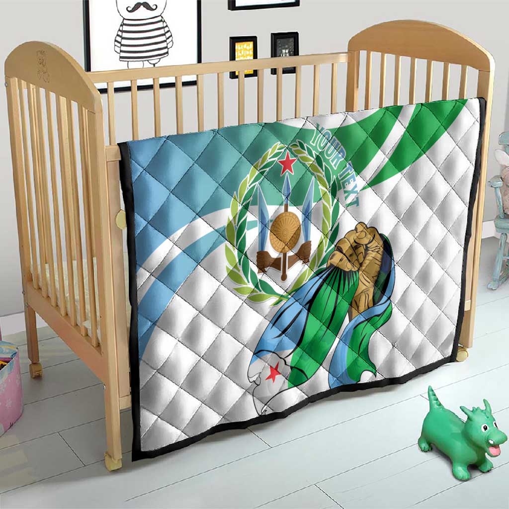 Personalized Happy Djibouti Quilt Independence Day LT15