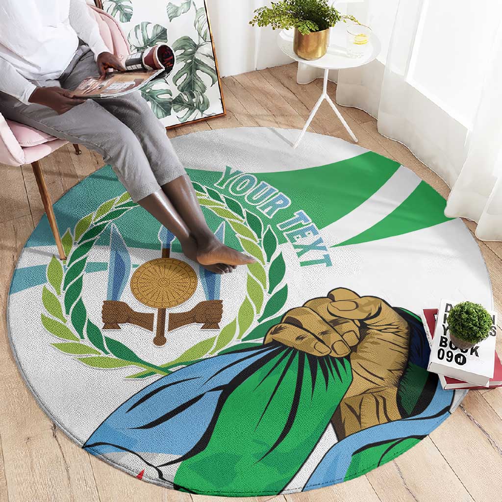 Personalized Happy Djibouti Round Carpet Independence Day LT15