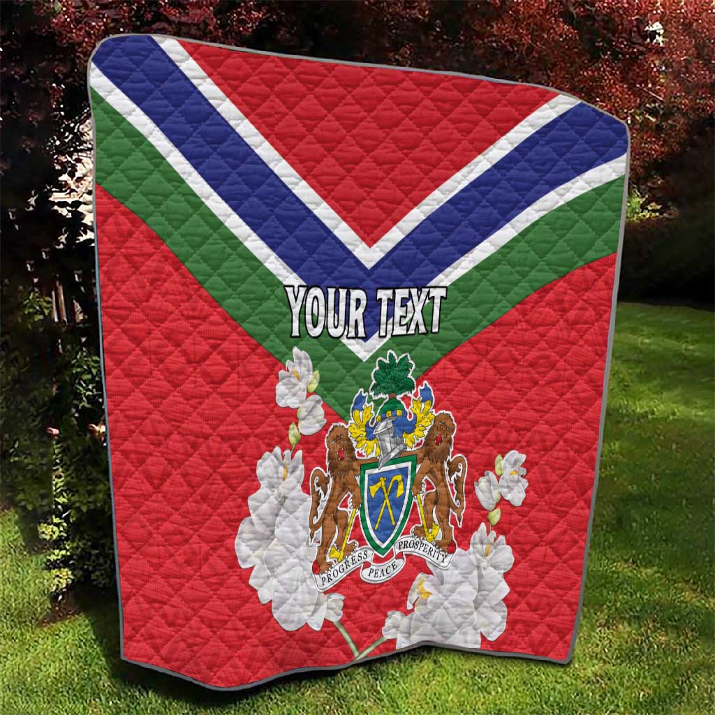 Personalized Gambia Quilt Coat Of Arms - African Pattern LT15