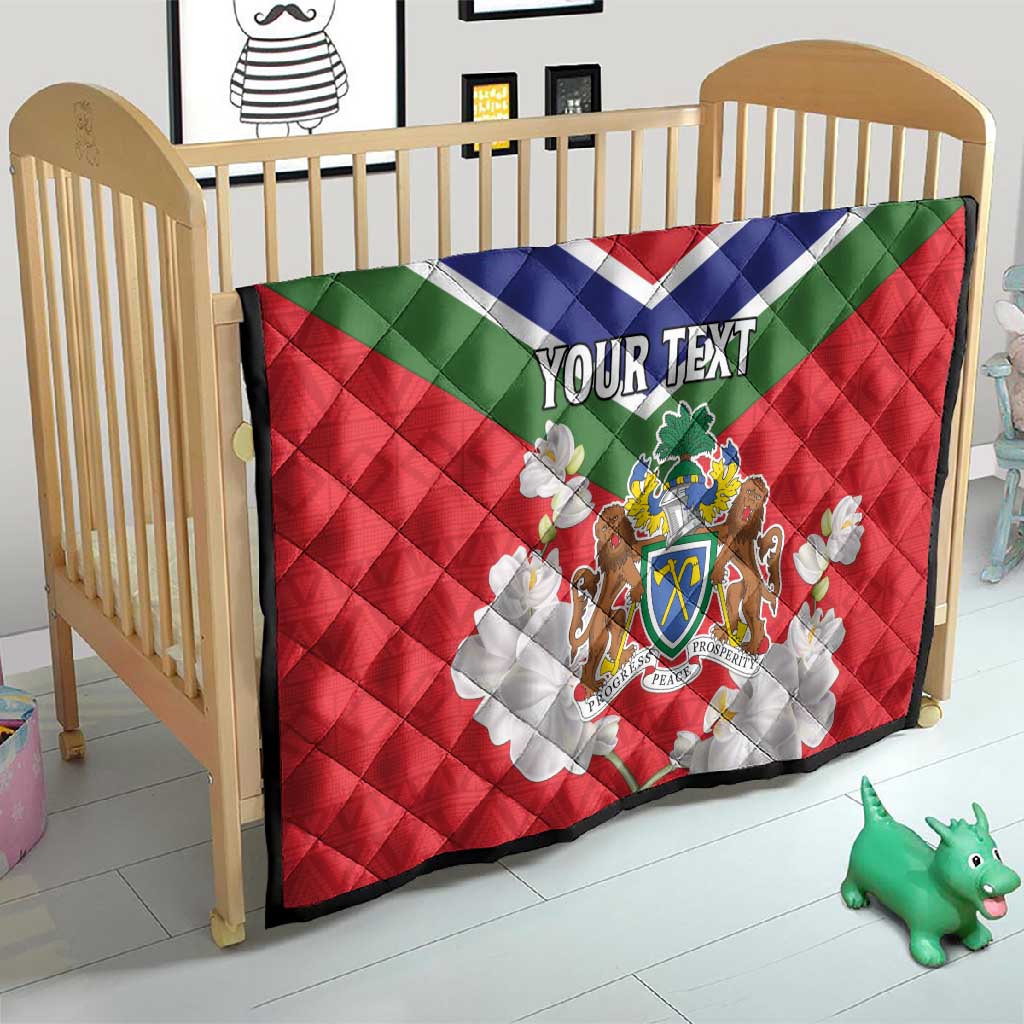 Personalized Gambia Quilt Coat Of Arms - African Pattern LT15