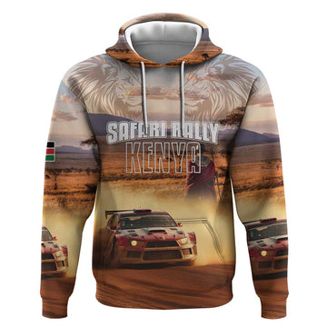 Personalized Kenya Rally Hoodie Road To Champions LT15