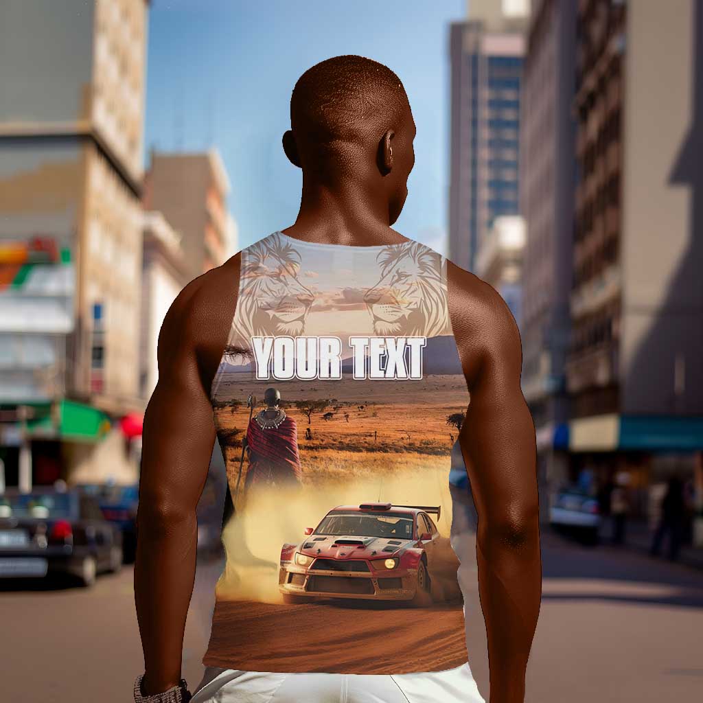 Personalized Kenya Safari Racing Car Men Tank Top Come On Kenyan LT15