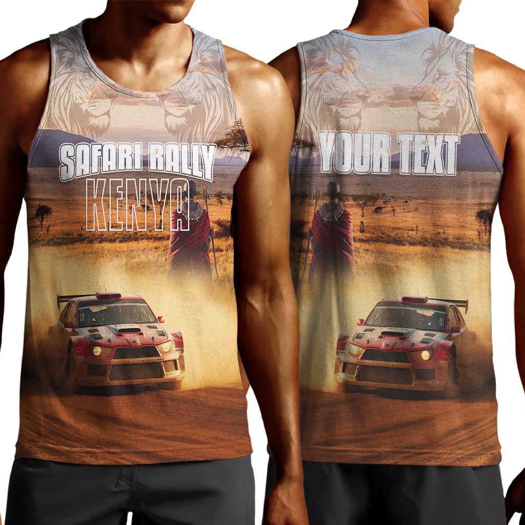 Personalized Kenya Safari Racing Car Men Tank Top Come On Kenyan LT15