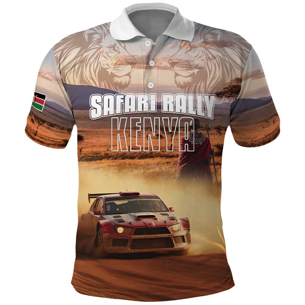 Personalized Kenya Rally Polo Shirt Road To Champions LT15