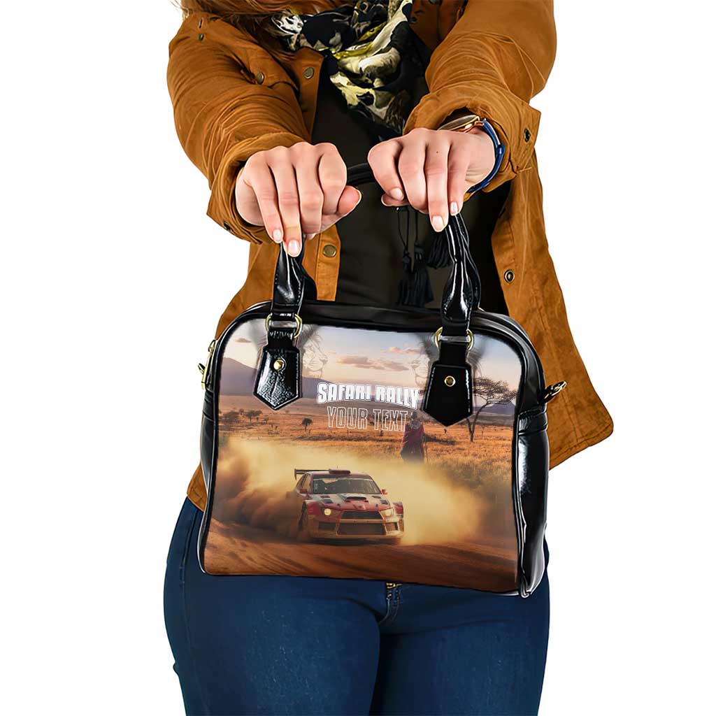 Personalized Kenya Rally Shoulder Handbag Road To Champions LT15
