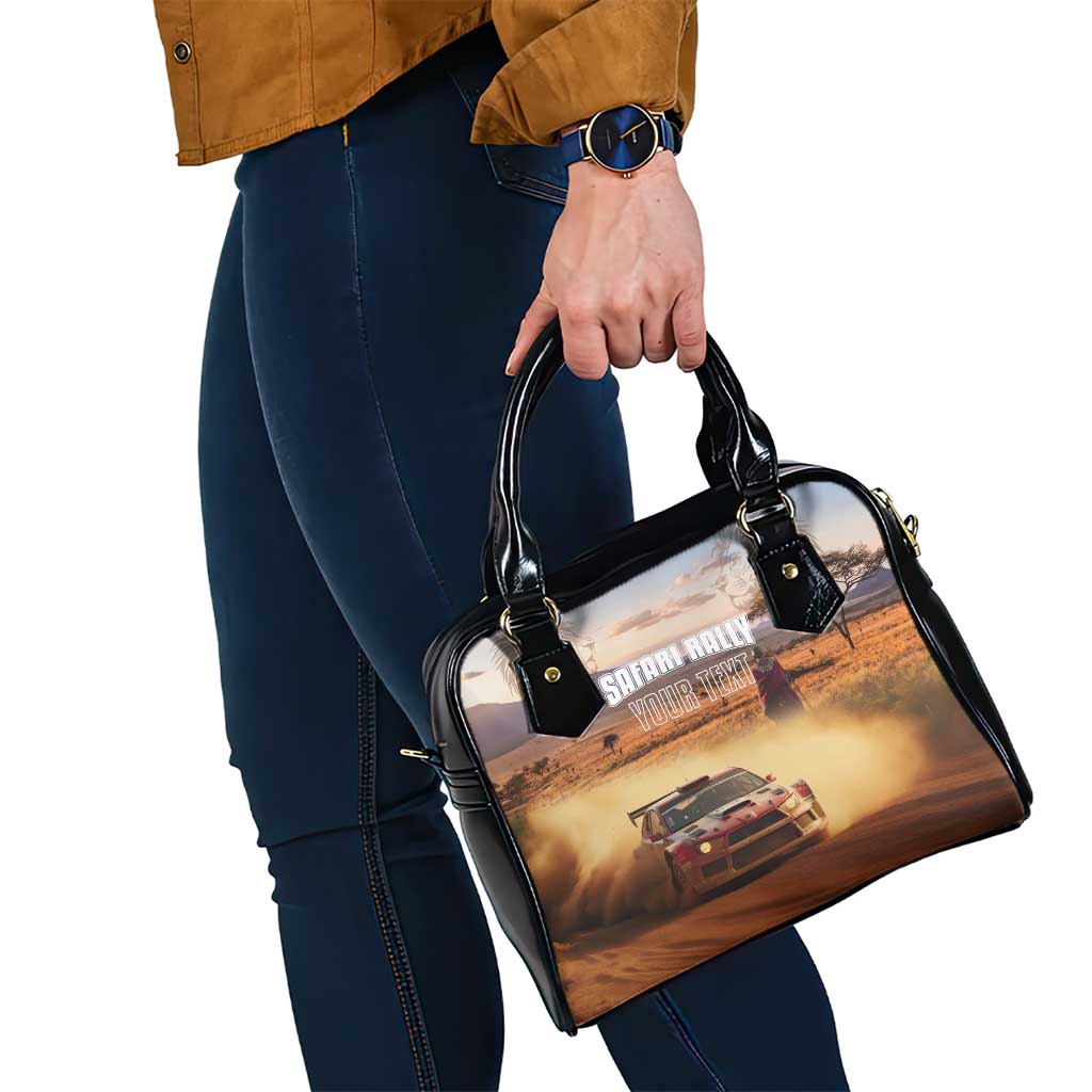 Personalized Kenya Rally Shoulder Handbag Road To Champions LT15