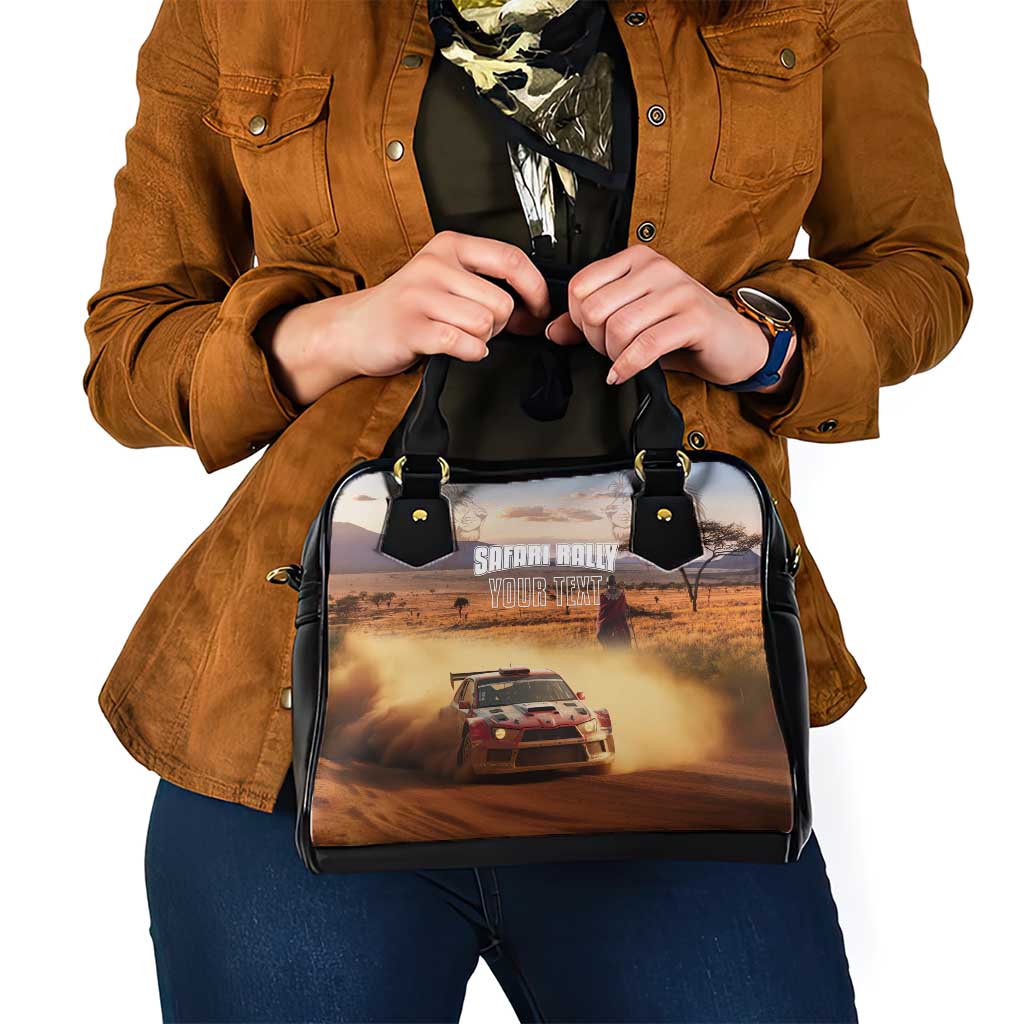 Personalized Kenya Rally Shoulder Handbag Road To Champions LT15