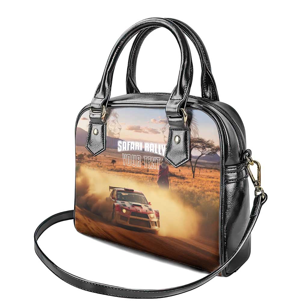 Personalized Kenya Rally Shoulder Handbag Road To Champions LT15