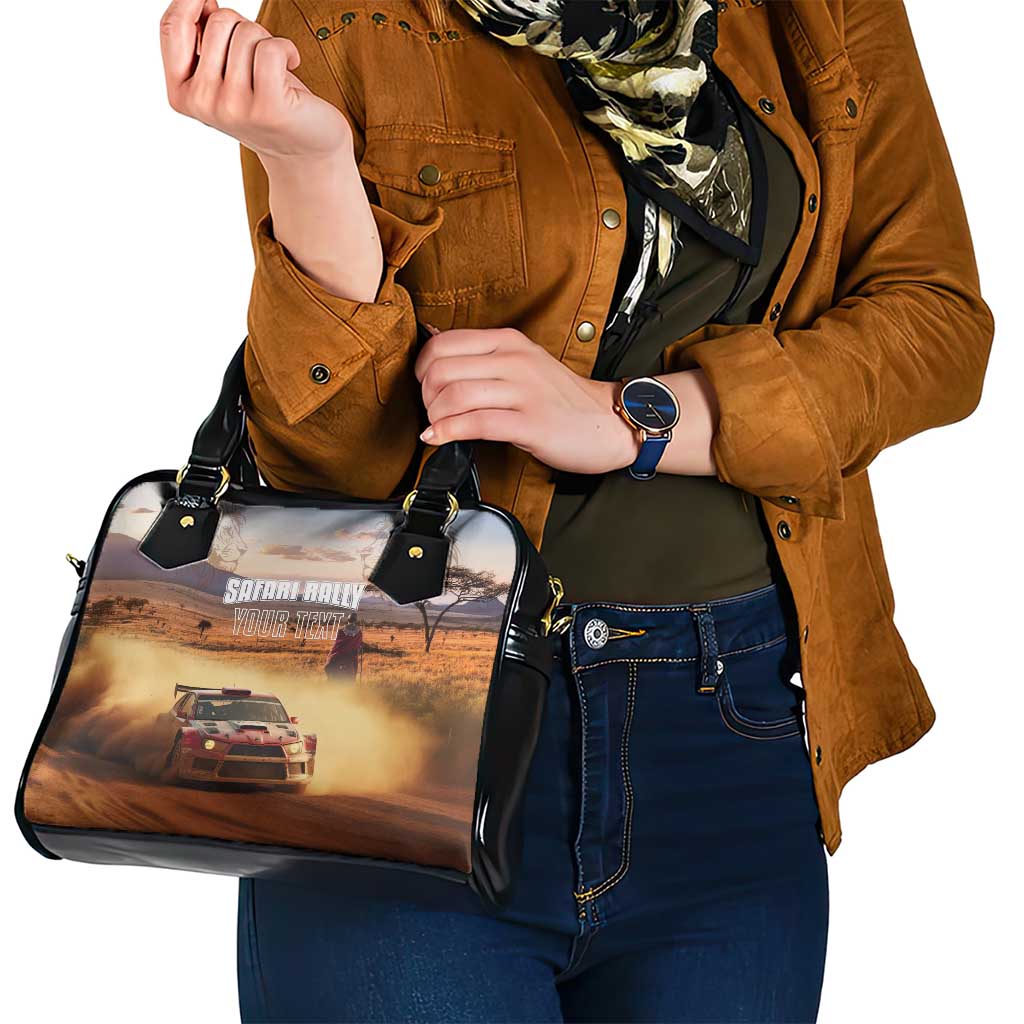 Personalized Kenya Rally Shoulder Handbag Road To Champions LT15