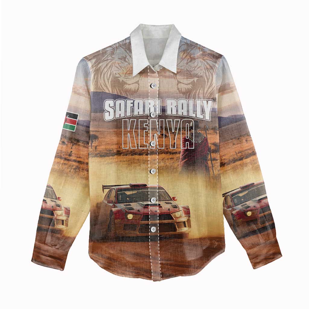 Personalized Kenya Safari Racing Car Women Casual Shirt Come On Kenyan LT15