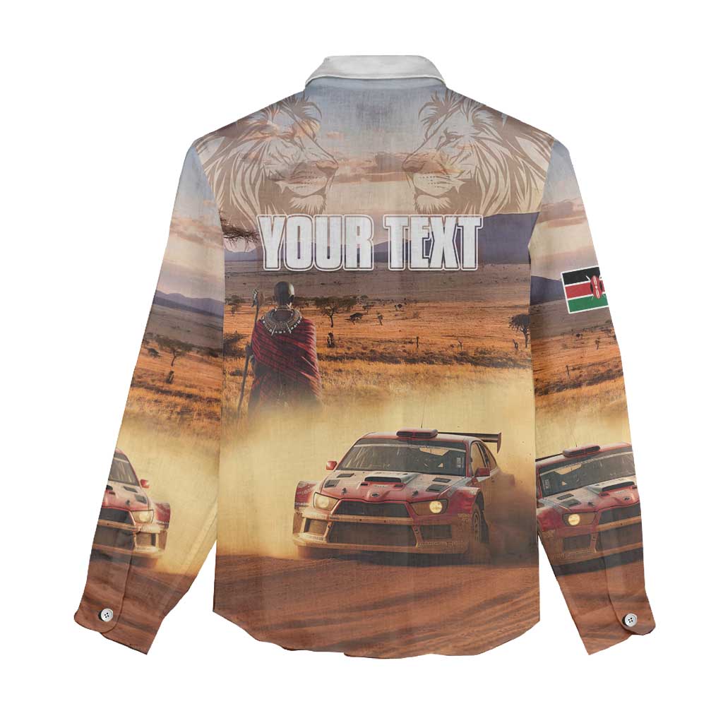 Personalized Kenya Safari Racing Car Women Casual Shirt Come On Kenyan LT15