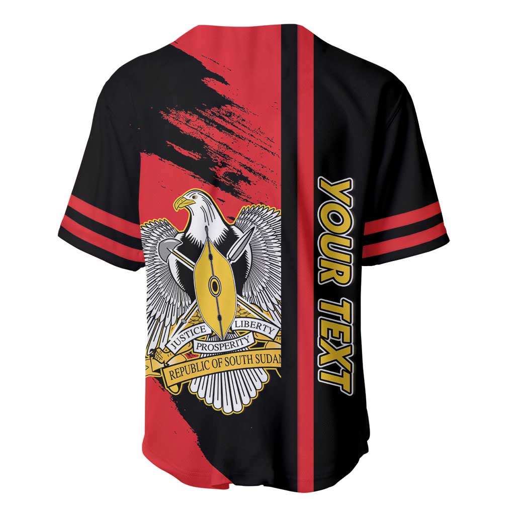 Personalized South Sudan With Coat Of Arms Baseball Jersey Sporty Style LT15