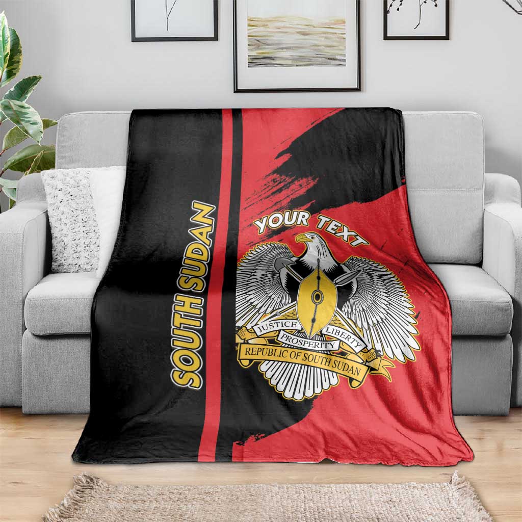 Personalized South Sudan With Coat Of Arms Blanket Sporty Style LT15