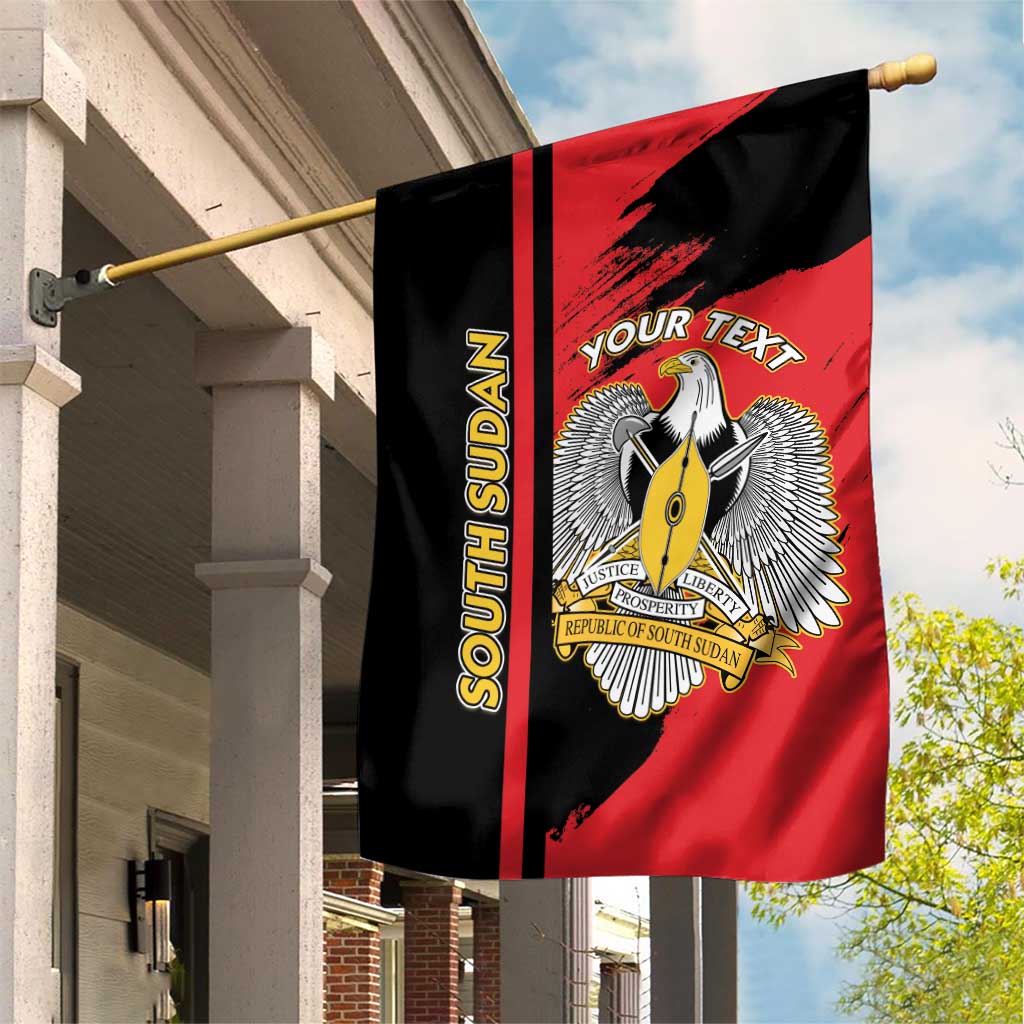 Personalized South Sudan With Coat Of Arms Garden Flag Sporty Style LT15