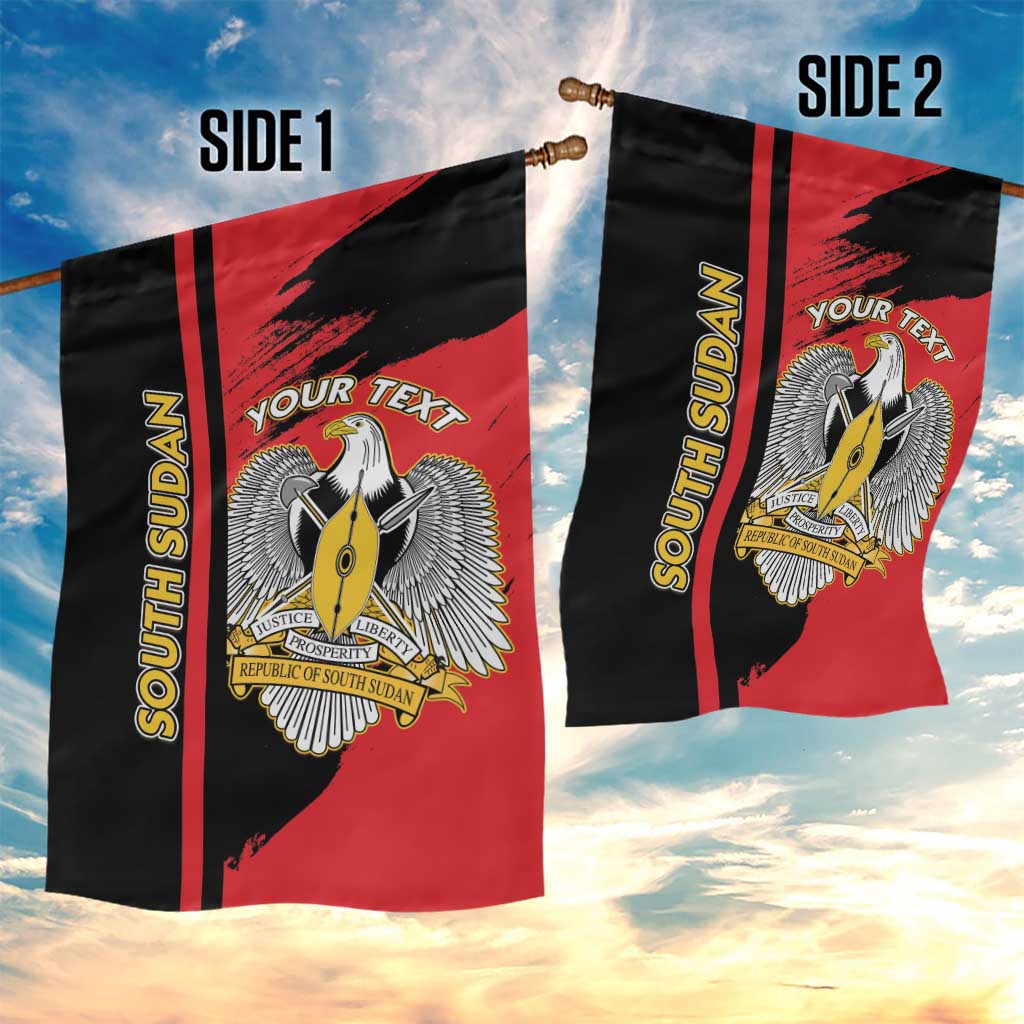 Personalized South Sudan With Coat Of Arms Garden Flag Sporty Style LT15