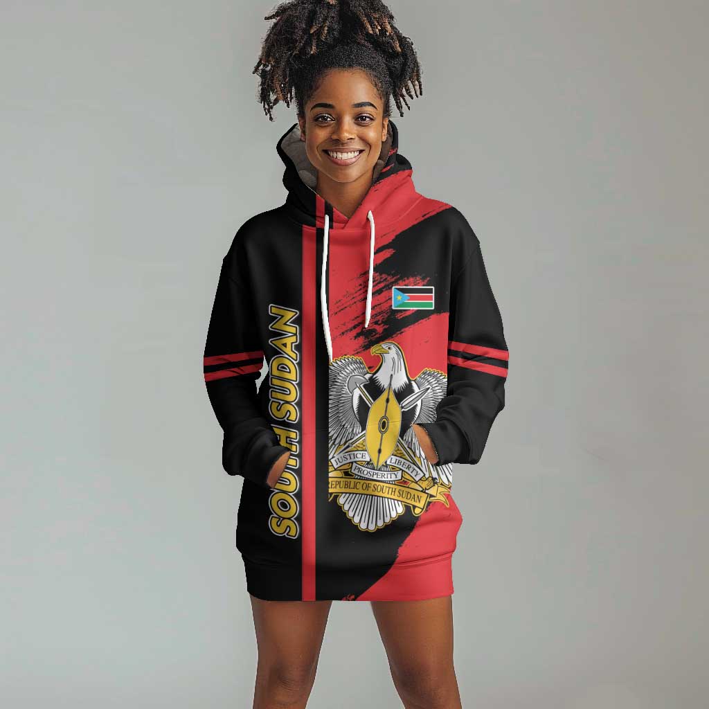 Personalized South Sudan With Coat Of Arms Hoodie Dress Sporty Style LT15