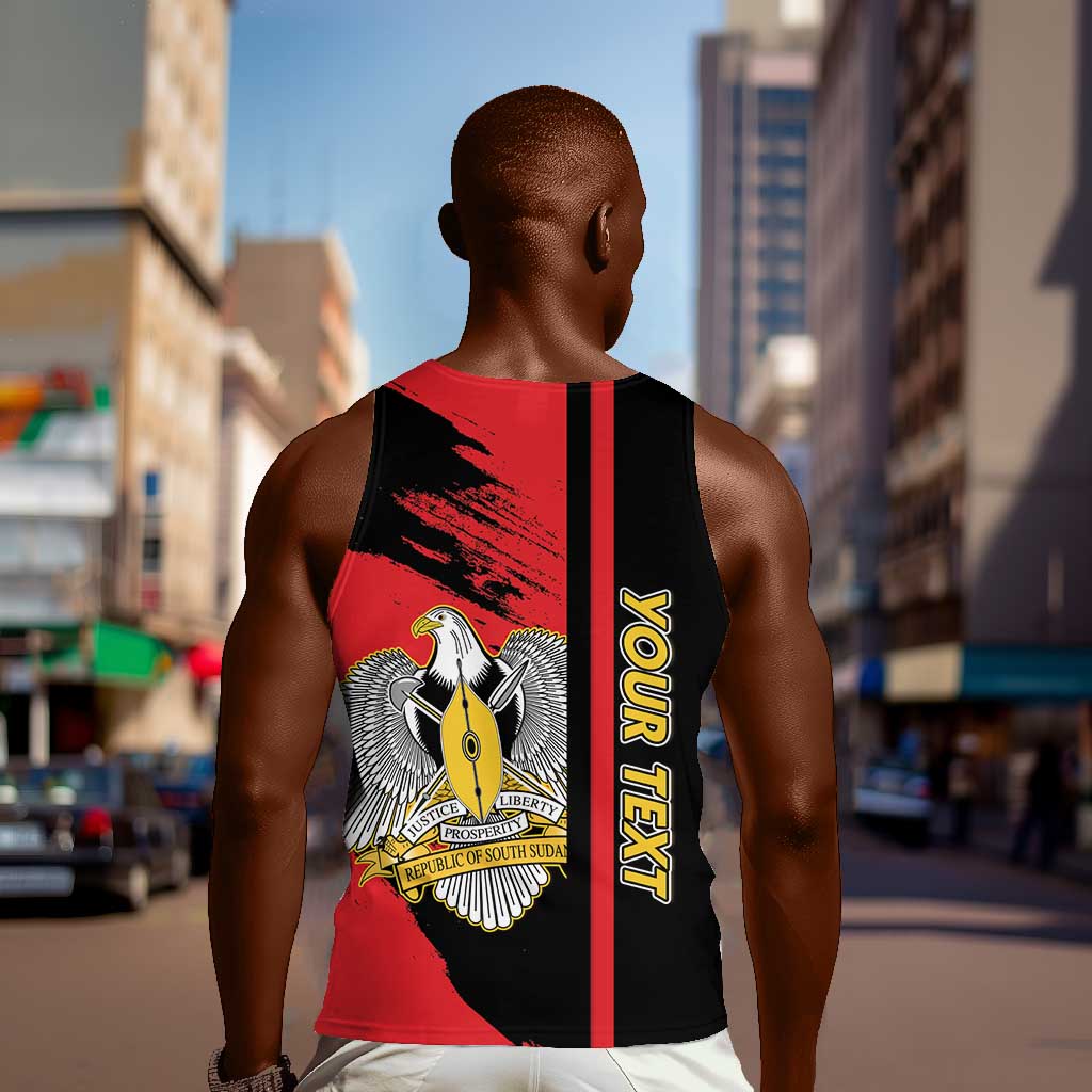 Personalized South Sudan With Coat Of Arms Men Tank Top Sporty Style LT15