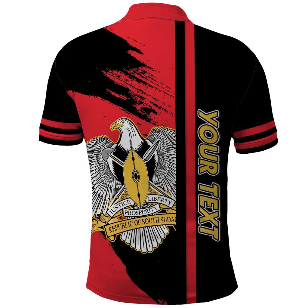 Personalized South Sudan Polo Shirt Coat Of Arms - Sporty Style LT15