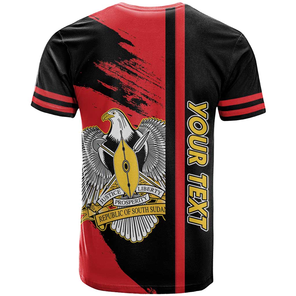 Personalized South Sudan With Coat Of Arms T shirt Sporty Style LT15