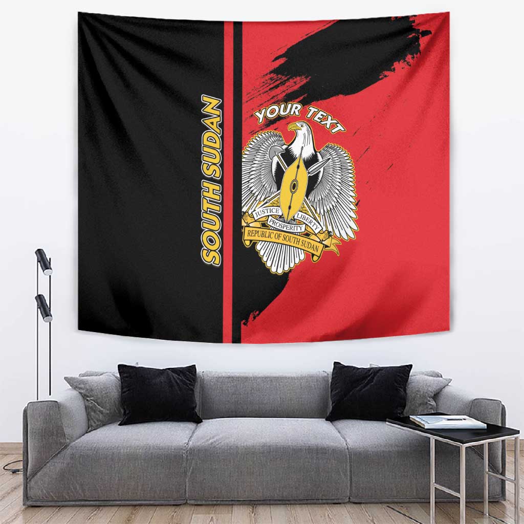 Personalized South Sudan With Coat Of Arms Tapestry Sporty Style LT15