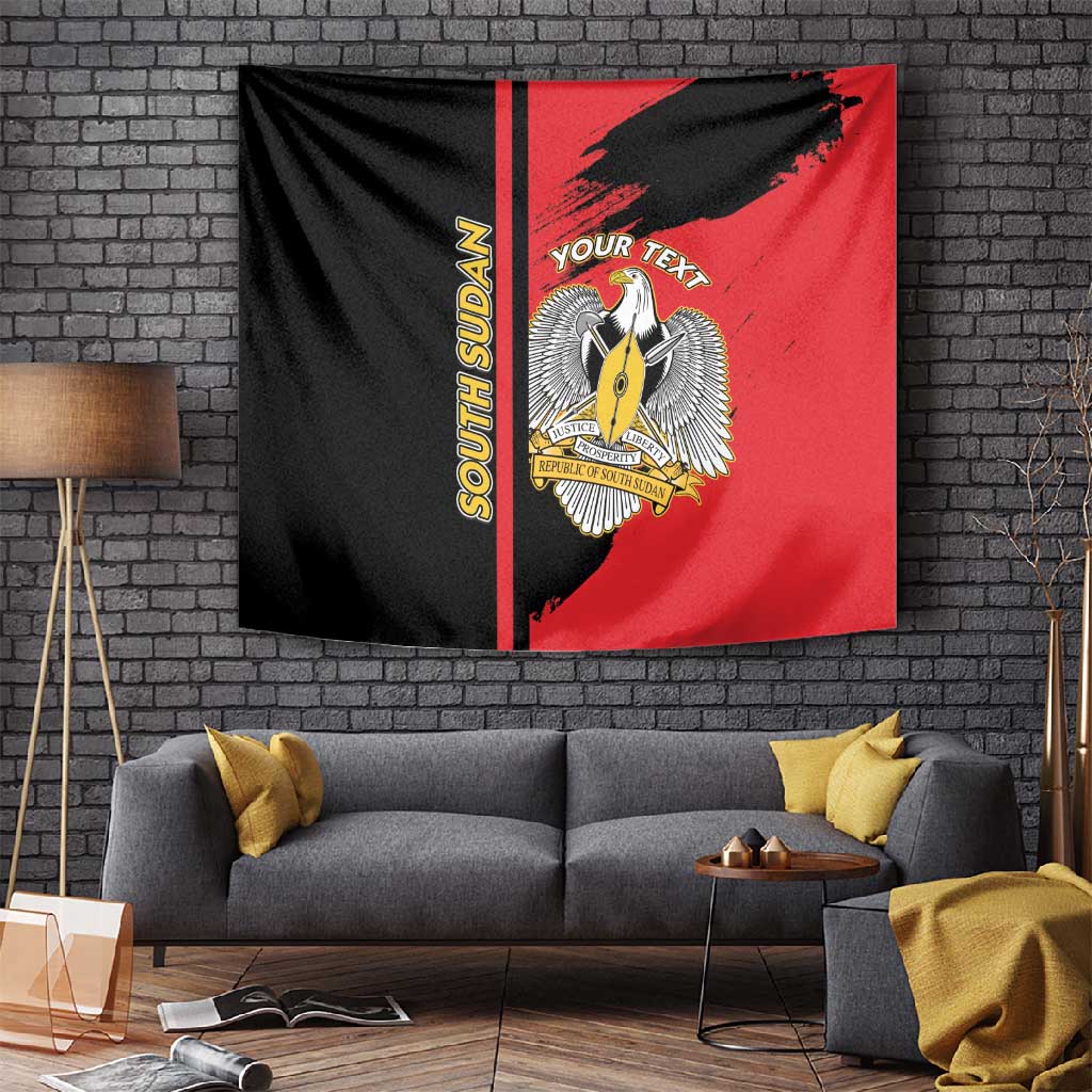 Personalized South Sudan With Coat Of Arms Tapestry Sporty Style LT15
