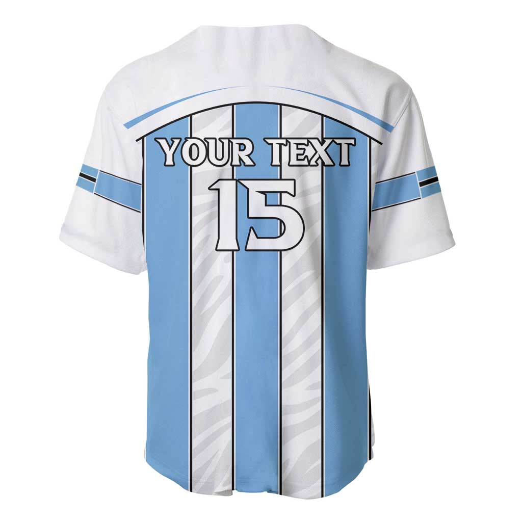 Custom Lefatshe la Botswana Football Baseball Jersey Come On Dipitse LT15